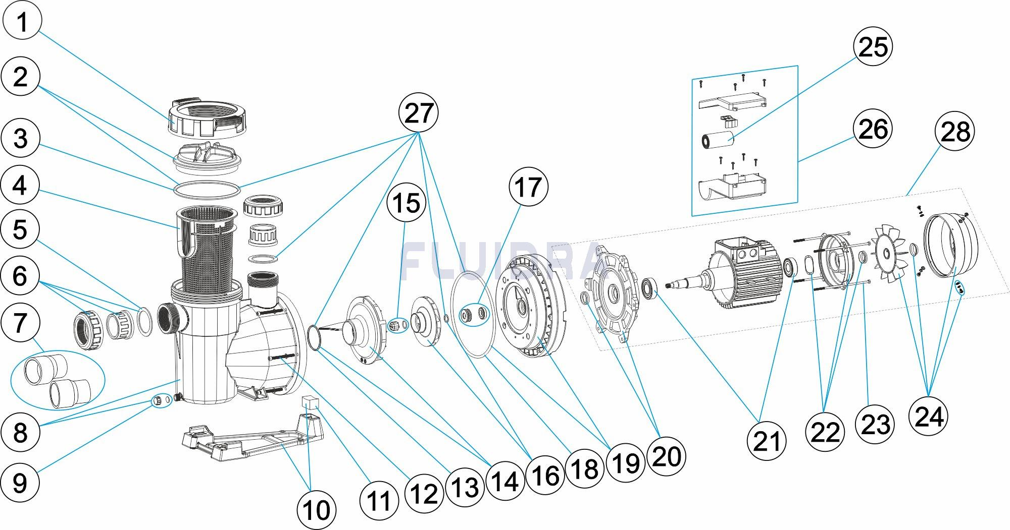 ����������� ������ ��� ��������� Victoria plus Silent 50�, 7,5 �3/�, 380 �, 0,38 ��� ���. 65558 